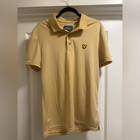 Lyle & Scott Other - Lyle & Scott Men's Striped Polo in Light Yellow